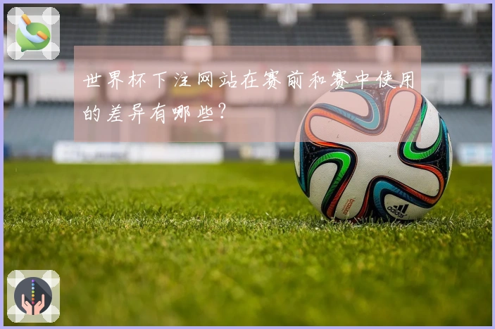 世界杯下注网站在赛前和赛中使用的差异有哪些？